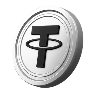 Bagian informasi akun menampilkan koin Tether USDT